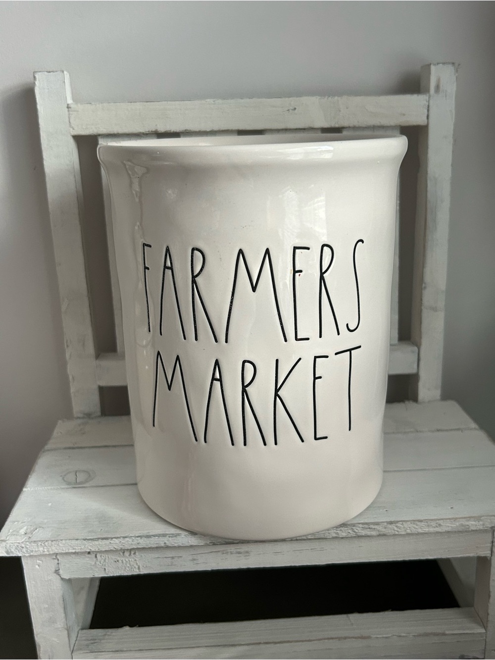 Rae Dunn FARMERS MARKET Vase Crock